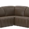 Spoleto Cafe Latte Modular Power Reclining Sectional w/ Power Euro Headrests