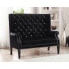 Odina Loveseat Chair (Black)