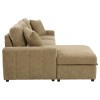 Pastrana Camel Sleeper Left Chaise Sectional