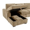 Pastrana Camel Sleeper Left Chaise Sectional