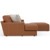Minori Whiskey 3-Piece Left Chaise Sectional Set w/ Ottoman