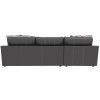 Minori Steel 3-Piece Left Chaise Sectional Set w/ Ottoman