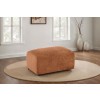 Burnett Burnt Orange Ottoman