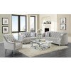 Avonlea Living Room Set (Grey Velvet)