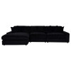 Blaine Black Sectional Set