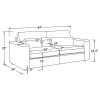 Amador Camel Sofa