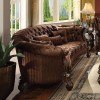 Versailles Crescent Sofa (Brown Velvet)