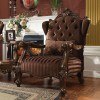 Versailles Wingback Arm Chair (Brown Velvet)