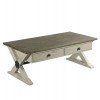 Reclamation Place Trestle Rectangular Cocktail Table (Willow and Natural)