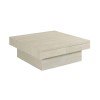 Reclamation Place Square Coffee Table (White Sand)