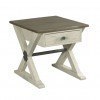 Reclamation Place Trestle End Table (Willow and Natural)