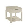 Reclamation Place Rectangular Drawer End Table (White Sand)