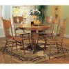 Mackinaw Round Dining Room Set with Press Back Chairs