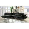 Connor Left Chaise Sectional (Black)