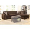 Belville Reversible Sectional (Chocolate)