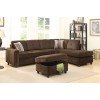 Belville Reversible Sectional Set (Chocolate)