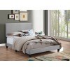 Erin Upholstered Bed (Grey)