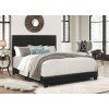 Erin Upholstered Bed (Black)
