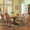 Mackinaw Oval Dining Room Set with Press Back Chairs