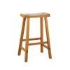 Saddleback 29 Inch Stool (Oak) (Set of 2)