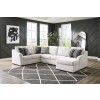 Koralynn Stone Right Chaise Sectional