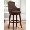 Bayshore Chocolate Pub Height Chair (Set of 2)