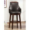 Bayshore Dark Brown Pub Height Chair (Set of 2)