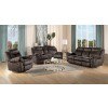 Zubaida Reclining Living Room Set (Chocolate)