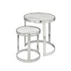 5509 Round Glass Nesting Lamp Table