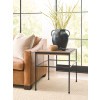 Summit Metal and Wood End Table