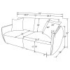 Elysia Coral Modular Living Room Set