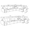 Elysia Coral 6-Piece Modular Sectional