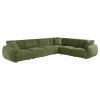 Elysia Green 6-Piece Modular Sectional