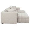 Amara Ivory 4-Piece Sectional