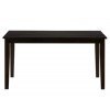 Simplicity Rectangular Dining Table (Espresso)