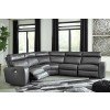 Samperstone Gray Modular Power Reclining Sectional