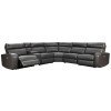 Samperstone Gray Modular Power Reclining Sectional