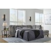Marleton Gray Right Chaise Sectional w/ Sleeper