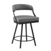 Crowley Counter Height Dining Room Set w/ Gray Chairs