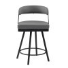 Crowley Counter Height Dining Room Set w/ Gray Chairs