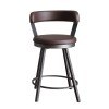 Appert Swivel Counter Height Chair (Brown) (Set of 2)