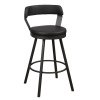 Appert Swivel Pub Height Chair (Black) (Set of 2)