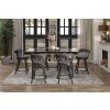 Appert Counter Height Dining Room Set w/ Gray Chairs
