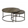 Leone Round Nesting Cocktail Table