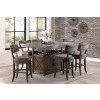 Oxton Counter Height Dining Room Set (Fabric Chairs)