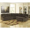 Toletta Chocolate Reclining Power Sectional