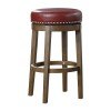 Westby Swivel Pub Height Stool (Red) (Set of 2)