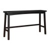 Caspian Black 4-Piece Pub Height Dining Set