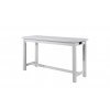 Connected 4-Piece Counter Height Dining Set (White)