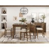 Tigard Counter Height Dining Room Set (Cherry)